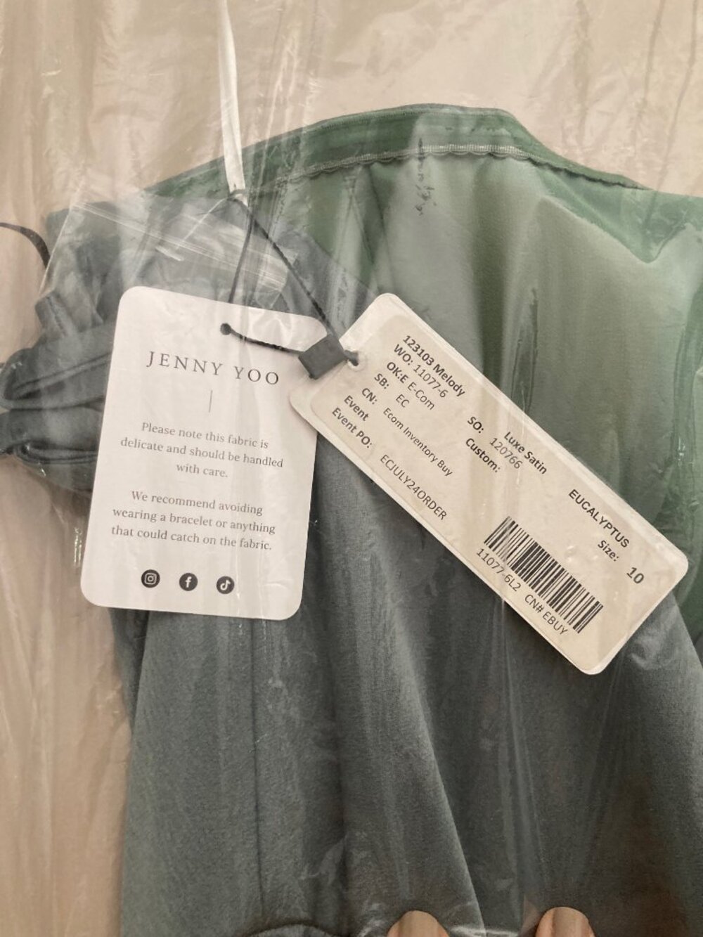 Jenny Yoo Gown - "Melody" Size 10 - Picture 10 of 16